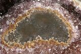 Sparkling Druzy Amethyst Geode - Metal Stand #83740-1